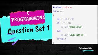 C Programming Practice Questions Set 1