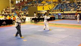 Chuncheon Open 2013 Poomsae U49 FIN-KOR Niina Virtala 2nd game