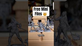 Free, detailed mini files 🤩 #dnd #3dprinting #diy #free #review #deckofdmthings