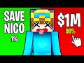 $1,000,000 or SAVE NICO in Minecraft!