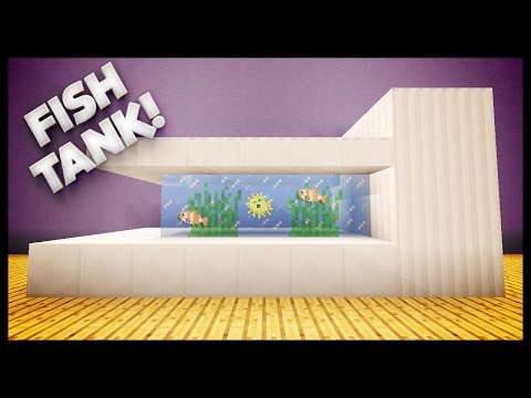 Minecraft - How To Build A Fish Tank Minecraft - How To Build A Fish Tank