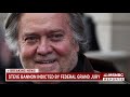 steve bannon indicted by federal grand jury for contempt of congress