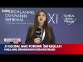 İlham Əliyev və digər ölkə rəsmiləri xi qlobal bakı forumunda