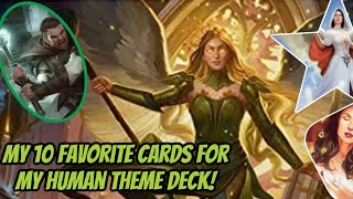 MTG | EDH | Top 10 Humans in my Sigarda, Champion of Light deck