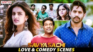 "Savyasachi" Love & Comedy Scenes | Naga Chaitanya | Madhavan | Nidhhi Agerwal | Aditya Movies