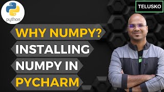 #28 Python Tutorial for Beginners | Why Numpy? Installing Numpy in Pycharm