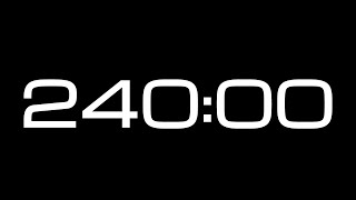 240 Minute Countdown Timer / NO SOUND