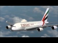 Emirates Airlines Video Airbus A380-800 Air to Air Flying in the Sky Views of Double Decker Plane HD