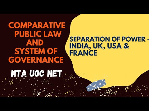 Separation Of POWER- INDIA, UK, USA And FRANCE | Case Laws | NTA UGC ...