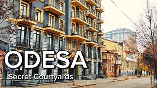 Odessa Secret Courtyards Walk 🇺🇦 | Hidden Gems in Odessa (4K)
