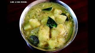 Coconut milk potato curry .!