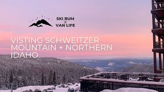 Winter Visit to Schweitzer Mountain Resort/Sandpoint, ID + Spokane and Couer d'Alene