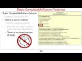 Overview of Basic Java CompletableFuture Features