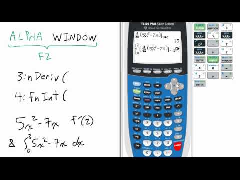 Shortcut Derivatives & Integrals TI 84 Calculator Shortcut Derivatives & Integrals TI 84 Calculator