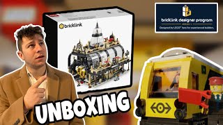 Unboxing the LEGO Studgate Train Station 910002 | Bricklink Designer Program Round 3 Set
