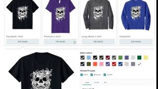 MERCH BY AMAZON - Product Creation BETA Preview \u0026 Test - Step by Step Walkthrough