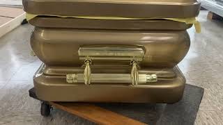 Solid Bronze Full Couch Casket - 7500