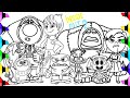 How to Color Inside Out 2 / new coloring pages All Characters/ NCS