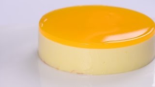 【巧厨烘焙/QiaoChuBaking】芒果流心百香果芝士蛋糕/Inside mango's passion fruit cheese cake