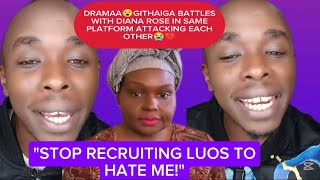 DRAMAA😮GITHAIGA BATTLES WITH DIANA ROSE IN SAME PLATFORM ATTACKING EACH OTHER😭💔