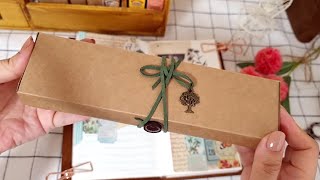 [빈티지 다꾸] 종이로 만든 보관함에 스티커 보관하고 다꾸할때 쓰기,vintage diary, 쭈홈 아뜰리에