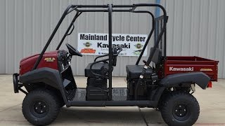 $9,999: 2014 Kawasaki  Mule 4010 Trans 4X4 In Dark Royal Red Overview and Review