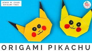 Pokémon Origami Crafts - How to Fold Origami Pikachu from Pokémon Go - Easy Origami Instructions
