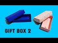 Gift Box 2 - Kotak kado persegi panjang dari kertas origami