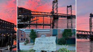 Exploring downtown Portsmouth New Hampshire #Walking #Exercise #SiteSeeing #Parks #Vacation