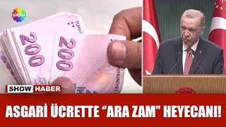 Erdoğan'dan ''asgari ücret'' açıklaması!