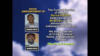 Barnard Kirton ~ Short Obituary