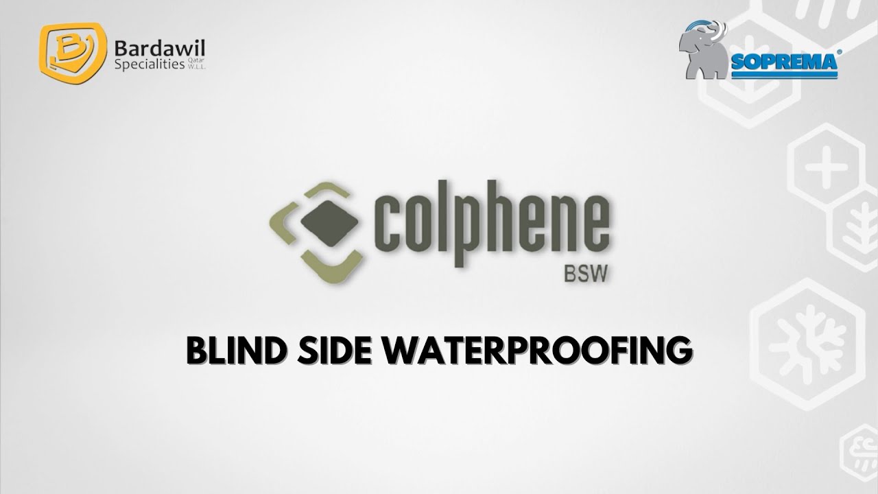 Colphene BSW Fully Bonded Waterproofing System - YouTube