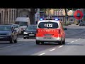 e pressluft nef der berufsfeuerwehr aachen auf einsatzfahrt.