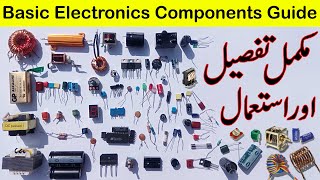 Basic electronics components complete information in Urdu/Hindi | utsource elect