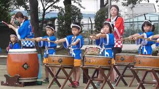 とりかいひがし遊育園　和太鼓・バチあそび