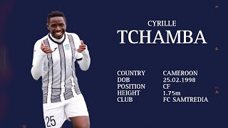 CYRILLE TCHAMBA ● Highlights Video 2023 ● CENTRE FORWARD ● FC SAMTREDIA