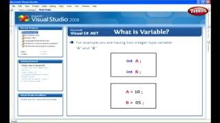 Learn C Sharp C# Net Framework | What is a Variable