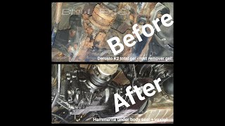 Rust Repair - K2 Derusto Total Gel + Hammerite Under Body Seal -  BMW E46 Corrosion - Captions