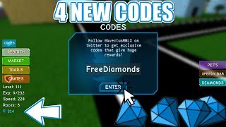 4 New Codes Speed Simulator 2 Free Diamonds Roblox - speed simulator ii roblox
