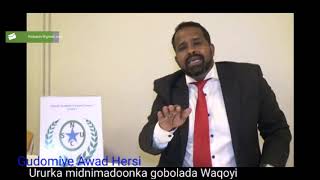 URURKA MIDNIMO DOONKA SOMALILAND OO KA HADLAY XAALADA SOMALILAND