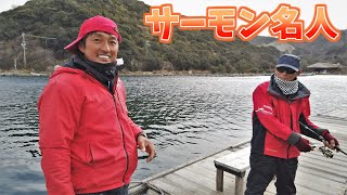 水宝サーモン名人に学ぶサーモンコーナー攻略。しまあじ野郎だけどサーモンコーナーで爆釣。冬のサーモンコーナーは大人気！！