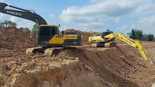 รีวิว SUMITOMO SH210-F6 โคจรมาเจอ VOLVO EC200D ใครจะสุดจัดกว่ากัน excavators