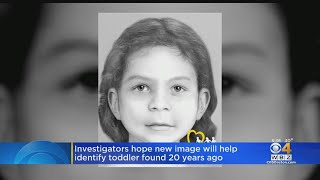 Investigators Hope New Image Will Help ID Toddler Found 20 Years Ago