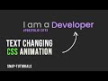 Step-by-Step Guide to Amazing CSS Text Change Animations!