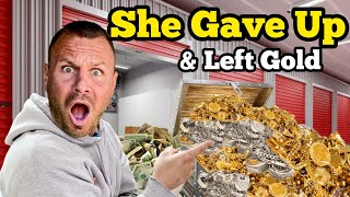 RICH NEW YORKER HID GOLD & SILVER In Her Storage Unit