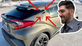 The 2021 Toyota CHR is beautiful! But what about the blind spots?