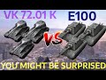 3x VK 72 VS 3x E100 (Is The E100 Really Better?) | WOT BLITZ