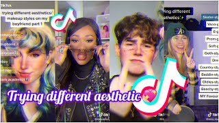 Trying different aesthetic ๐Tiktok compilation 2021๐ฅ