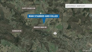 Kentucky man stabbed to death; stepson charged with murder