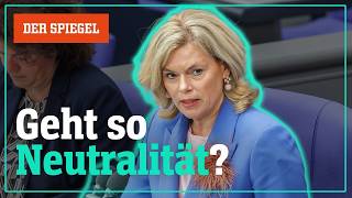 Regenbogenflaggen und Ordnungsrufe: Wie Julia Klöckner den Bundestag leitet – Shortcut | DER SPIEGEL